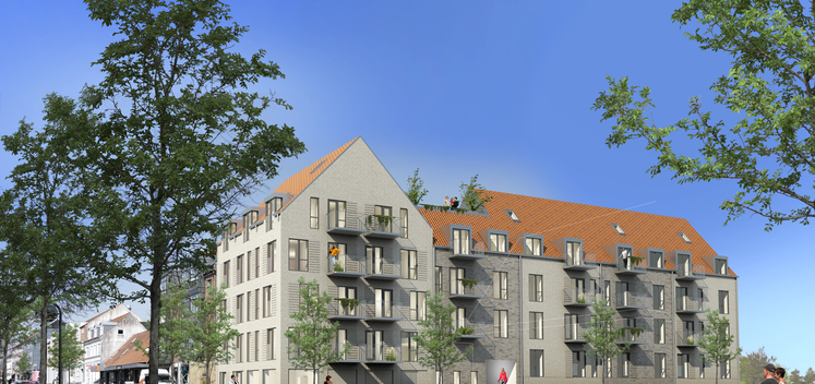 Lph Byg bygger 23 lejligheder i hjertet af Skanderborg